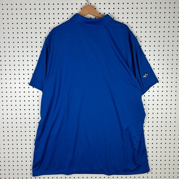 Nike 1 Cent Memphis Tigers Polo 3XL NWT Blue Basketball Penny Hardaway Coach - Picture 4 of 6